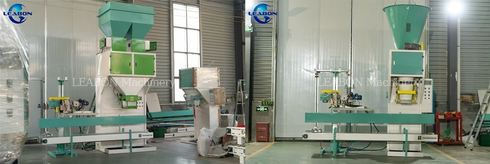 High Speed Pellet Fertilizer Sand Flour Weighing Filling Packing Bagging Machine