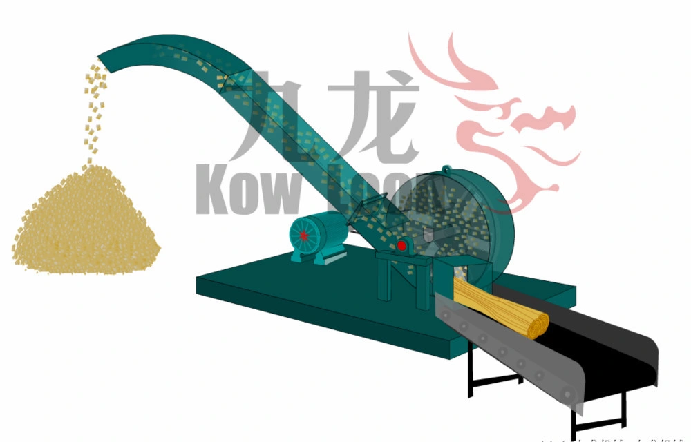 Disc Type Self Feeding Wood Chipper