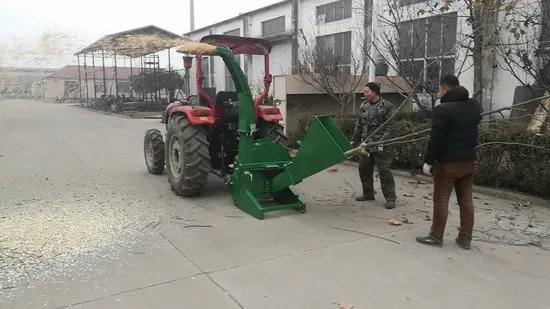 Astilladora de madera móvil tipo disco duradero Bx 600 de fácil operación