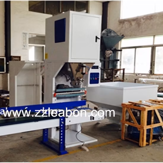 Empaquetadora automática de sacos pesados ​​para fertilizantes granulados, pellets y piensos